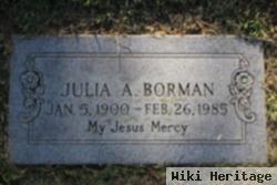 Julia A Borman