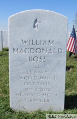 William Macdonald Ross