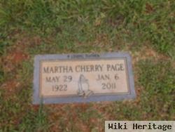 Martha Cherry Page