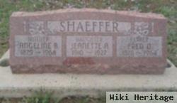 Fred O Shaeffer