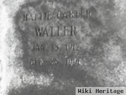 Hattie Carter Waller