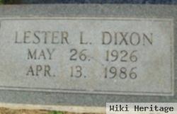 Lester L Dixon