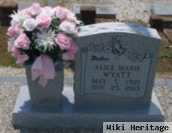 Alice Marie Wyatt