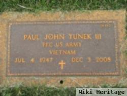 Paul John Yunek, Iii