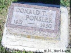 Donald T Ponsler