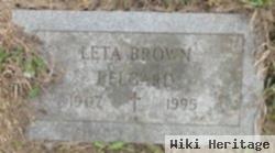 Leta I "pete" Brown Belgard