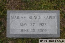 Miriam Bunch Raper