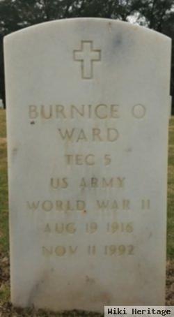 Burnice Otho Ward