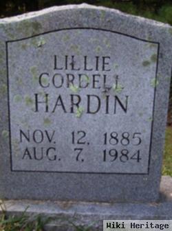 Lillie Cordell Hardin