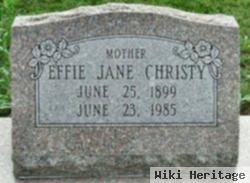 Effie Jane Frazier Johnson Christy