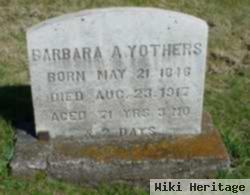 Barbara A Yothers