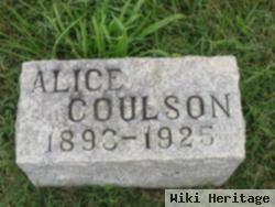 Alice W Mclaughlin Coulson