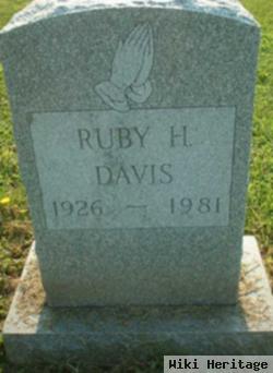 Ruby H Davis