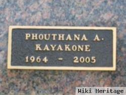 Phouthana A Kayakone