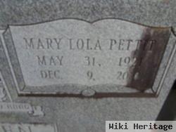 Mary Lola Pettit Holden