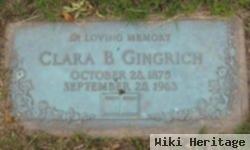 Clara B Gingrich