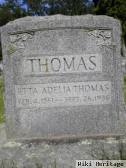 Etta Adelia Thomas