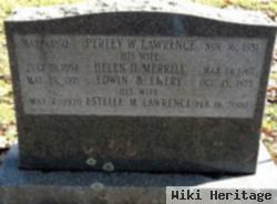 Perley Warren Lawrence