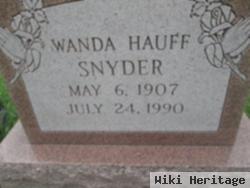 Wanda Mae Hauff Snyder