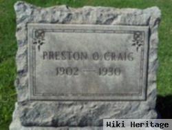 Preston O Craig