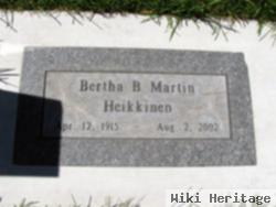 Bertha B. Martin Heikkinen