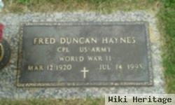 Fred Duncan Haynes