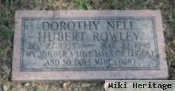 Dorothy Nell Hubert Rowley