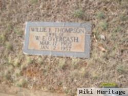 Willie F Thompson Overcash