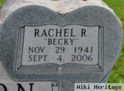 Rachel P "becky" Saxon