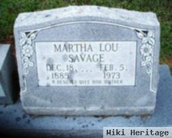 Martha Lou Savage