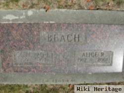 Alice R Beach