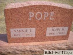 Nancy Emmecetta "nannie" Heflin Pope