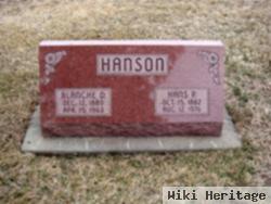 Blanche Griffee Hanson