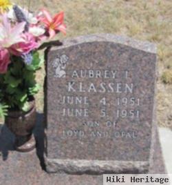 Aubrey L. Klassen