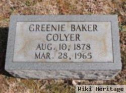 Greenie Colanza Baker Colyer