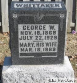 George W Whittaker