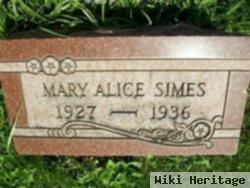 Mary Alice Simes