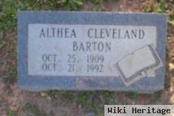 Althea E. Cleveland Barton