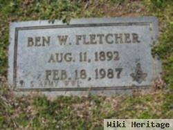 Benjamin Weaver "ben" Fletcher