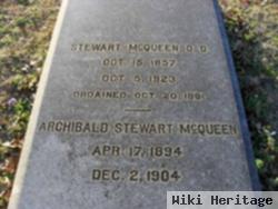Archibald Stewart Mcqueen