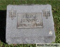 Fred J Henning