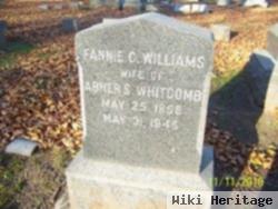 Fannie C Williams Whitcomb