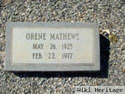 Orene Mathews