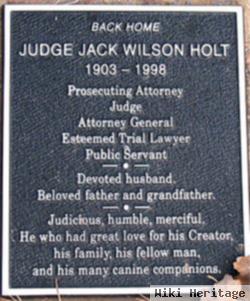 Judge Jack Wilson Holt