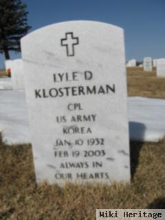 Lyle Dean "buzzy" Klosterman