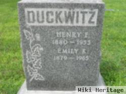 Henry F Duckwitz