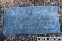 Gertrude Luella Stouter Wallick