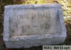 Olie D Hall