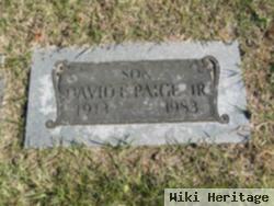 David E Paige, Jr