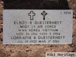 Elroy R Duesterheft